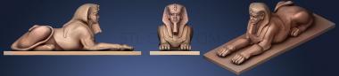 3D model Human Sphinx (STL)